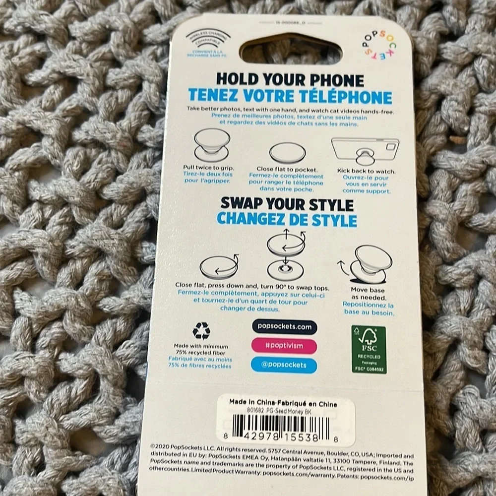 PopSockets PopGrip Cell Phone Grip & Stand Seed Money